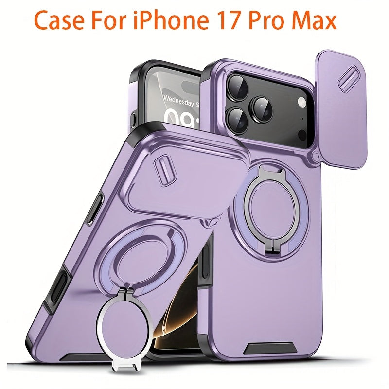 MagSafe 3-in-1 Case – Stand + Sliding Camera Cover for iPhone 17 Series