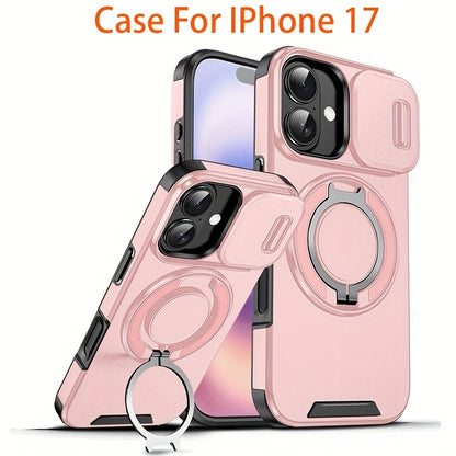 MagSafe 3-in-1 Case – Stand + Sliding Camera Cover for iPhone 17 Series