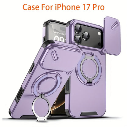 MagSafe 3-in-1 Case – Stand + Sliding Camera Cover for iPhone 17 Series