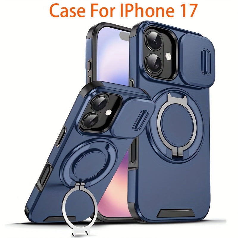 MagSafe 3-in-1 Case – Stand + Sliding Camera Cover for iPhone 17 Series