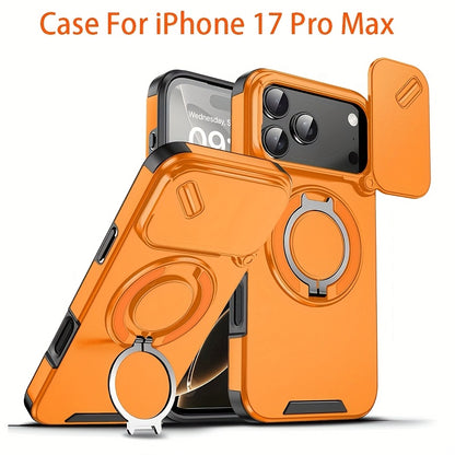 MagSafe 3-in-1 Case – Stand + Sliding Camera Cover for iPhone 17 Series