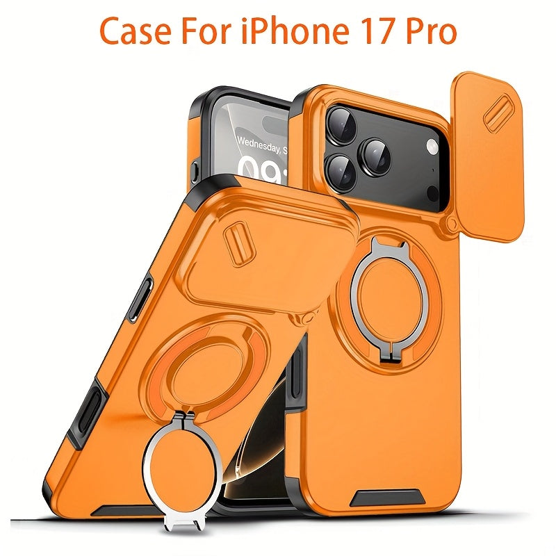 MagSafe 3-in-1 Case – Stand + Sliding Camera Cover for iPhone 17 Series