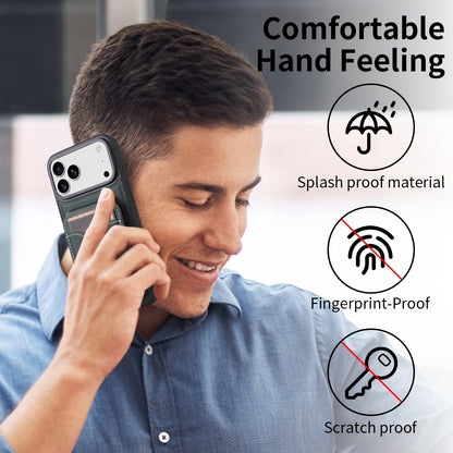 Slim TPU Case with Kickstand & Card Slot – iPhone