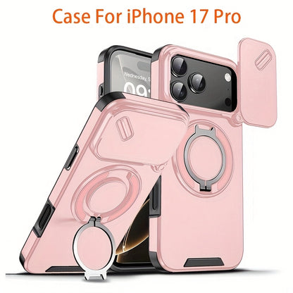 MagSafe 3-in-1 Case – Stand + Sliding Camera Cover for iPhone 17 Series