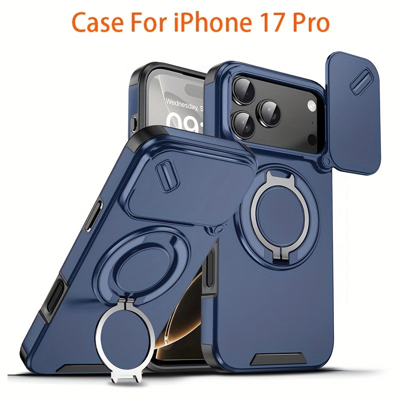 MagSafe 3-in-1 Case – Stand + Sliding Camera Cover for iPhone 17 Series