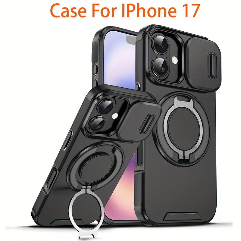 MagSafe 3-in-1 Case – Stand + Sliding Camera Cover for iPhone 17 Series