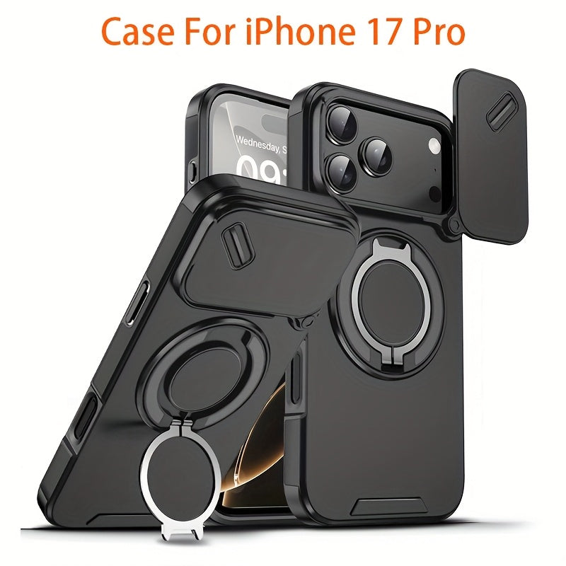 MagSafe 3-in-1 Case – Stand + Sliding Camera Cover for iPhone 17 Series