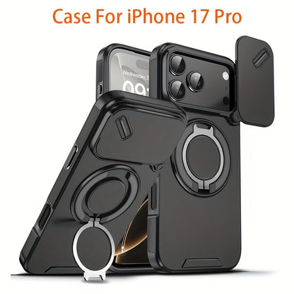 MagSafe 3-in-1 Case – Stand + Sliding Camera Cover for iPhone 17 Series