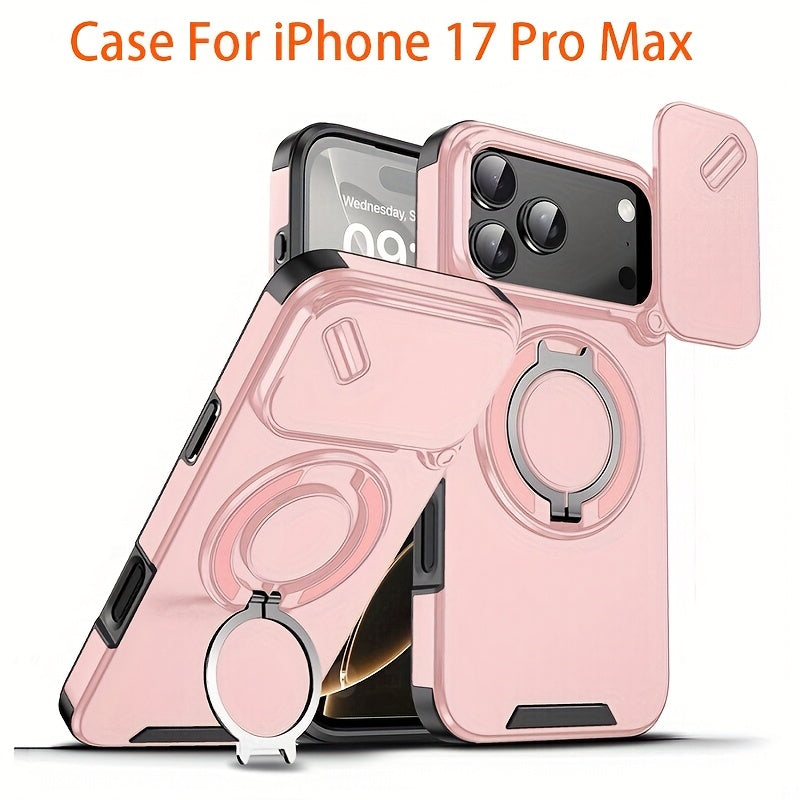 MagSafe 3-in-1 Case – Stand + Sliding Camera Cover for iPhone 17 Series