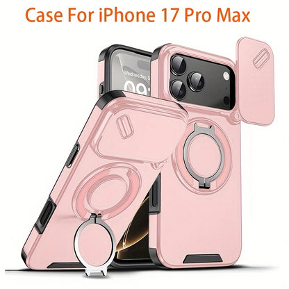 MagSafe 3-in-1 Case – Stand + Sliding Camera Cover for iPhone 17 Series