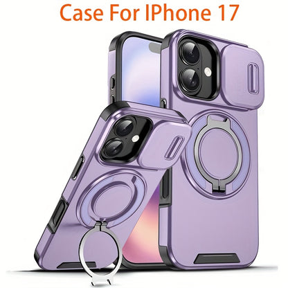 MagSafe 3-in-1 Case – Stand + Sliding Camera Cover for iPhone 17 Series