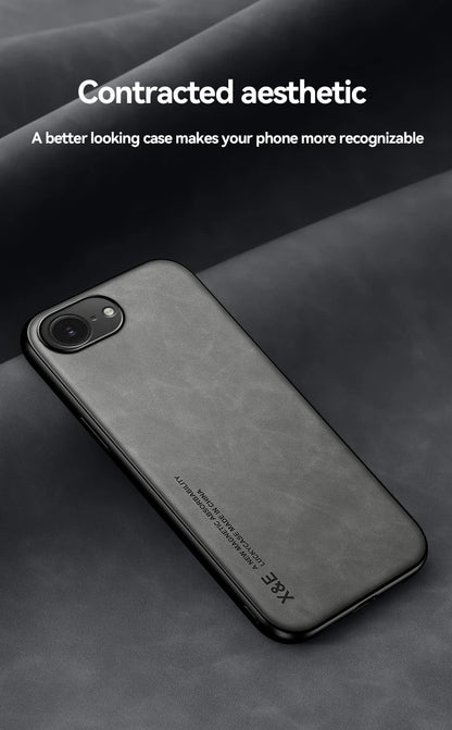 Magnetic Leather Case for iPhone 16e