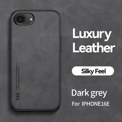 Magnetic Leather Case for iPhone 16e