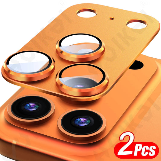 iPhone 17 Series Camera Lens Protector – 360° Glass + Alloy Shield (2-Pack)