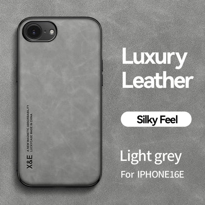 Magnetic Leather Case for iPhone 16e