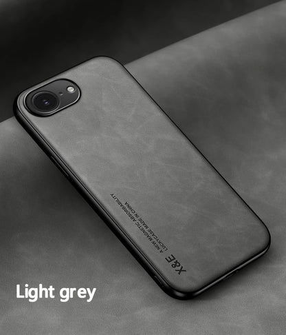 Magnetic Leather Case for iPhone 16e