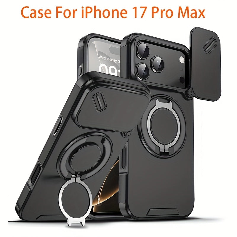 MagSafe 3-in-1 Case – Stand + Sliding Camera Cover for iPhone 17 Series
