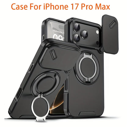 MagSafe 3-in-1 Case – Stand + Sliding Camera Cover for iPhone 17 Series