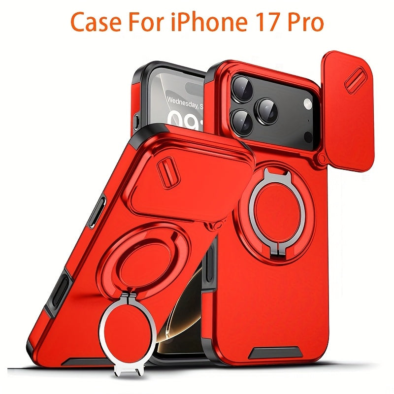 MagSafe 3-in-1 Case – Stand + Sliding Camera Cover for iPhone 17 Series