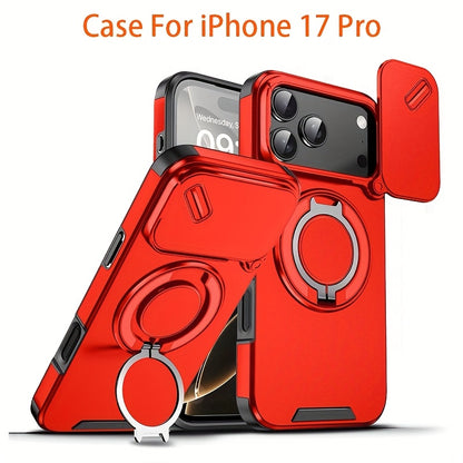 MagSafe 3-in-1 Case – Stand + Sliding Camera Cover for iPhone 17 Series