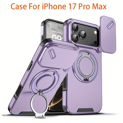 MagSafe 3-in-1 Case – Stand + Sliding Camera Cover for iPhone 17 Series