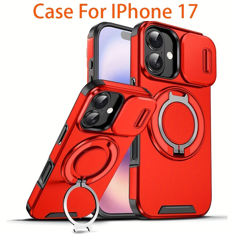 MagSafe 3-in-1 Case – Stand + Sliding Camera Cover for iPhone 17 Series