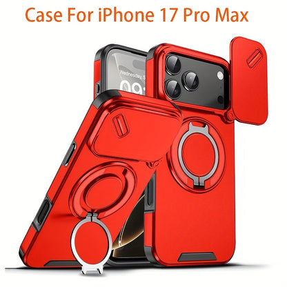 MagSafe 3-in-1 Case – Stand + Sliding Camera Cover for iPhone 17 Series